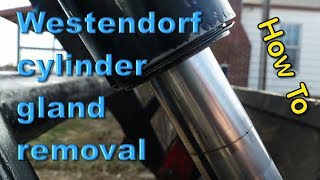 Westendorf Cylinder Gland Removal  How To [upl. by Rossi]