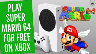 HOW TO PLAY SUPER MARIO 64 ON XBOX [upl. by Olmsted]