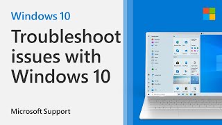 How to use the Windows Troubleshooter  Microsoft  Windows 10 [upl. by Oxley]