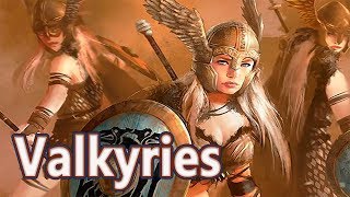 The Valkyries  Norse Mythology  Mythology Dictionary See U in History [upl. by Matta]