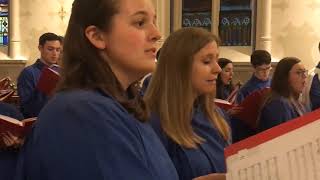 Notre Dame Liturgical Choir Esenvalds  quotO Salutaris Hostiaquot [upl. by Sirehc]