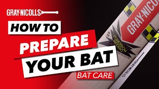 How To Prepare Your Cricket Bat For Use [upl. by Emery641]