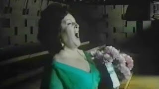 Birgit Nilssons shocking high note finale  Wien Wien nur du allein  1975  LIVE footage [upl. by Nettirb]