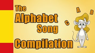 The Alphabet Song  Spanish Alphabet  Compilation [upl. by Oiramrej]