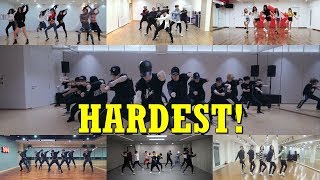 THE REALLY HARDEST CHOREOGRAPHIES ON KPOP [upl. by Llednahs110]