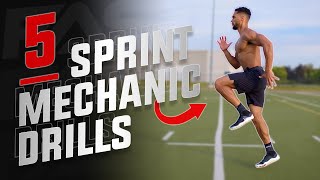 TOP 5 SPRINT MECHANIC DRILLS  SPEED TRAINING FOR ATHLETES [upl. by Ader]