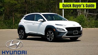 5 Things You Should Know About The 2022 Hyundai Kona  Quick Buyers Guide [upl. by Hagar986]