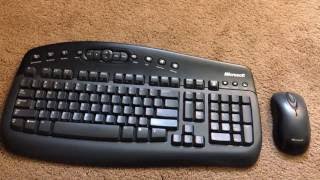 Microsoft wireless keyboard and mouse review [upl. by Bruning411]