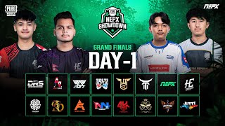 PUBG Mobile NEPX Showdown  Grand Finals Day 1 [upl. by Enail]