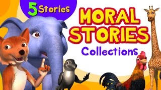 5 Short Stories for Kids with moral  Infobells [upl. by Carli]