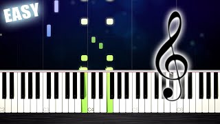 Flea Waltz  Flohwalzer  EASY Piano Tutorial by PlutaX [upl. by Novit]