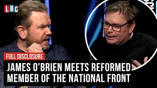 James OBrien meets reformed National Front member  LBC [upl. by Olfe]