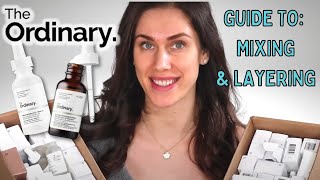 The Ordinary  ULTIMATE GUIDE TO MIXING amp LAYERING SKINCARE [upl. by Haroved]