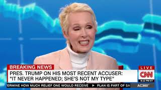 E Jean Carroll on Anderson Cooper quotI wasnt forcedquot [upl. by Elletnahs78]