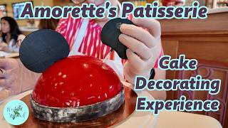 Perfect Date Activity at Disney Springs  Amorettes Patisserie Cake Decorating Experience [upl. by Nat]