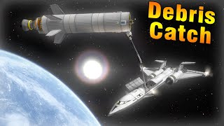 KSP Catching DeepSpace Debris with a SSTO [upl. by Meekyh]