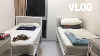 Vlog Move in uni day  dorm tour  Monash University Malaysia [upl. by Oiramal]