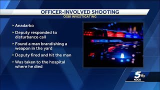 OSBI investigates officerinvolved shooting in Anadarko [upl. by Nwavahs]