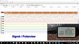 USB Logic Analyzer  Sigrok  Pulseview [upl. by Eatnhoj]