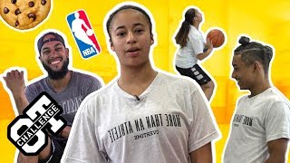 Jaden Newman Outshoots LAMELO BALL In The Overtime Challenge First Female In The NBA [upl. by Mathe]