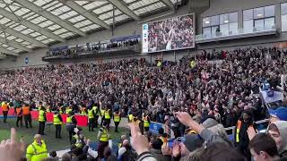 Grimsby Town supporters at BHA [upl. by Creight694]