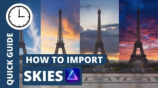 How to import SKIES into Luminar NEO  Quick Guide [upl. by Luca]