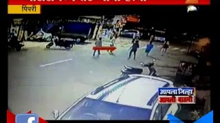 Pimpri  Murder Captured In CCTV [upl. by Odrude]