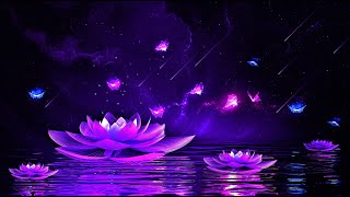 Peaceful Night 💜 Soothing Deep Sleep Music ★ Calming Meditation Healing 528Hz [upl. by Valsimot]