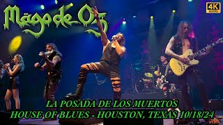 Mägo de Oz  La Posada de Los Muertos  HOUSE OF BLUES  HOUSTON TEXAS 101824 [upl. by Tedda901]