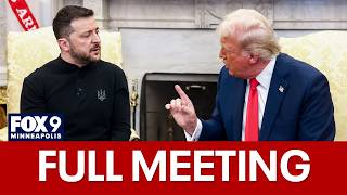 TrumpZelenskyy meeting filled with tense moments FULL MEETING [upl. by Naraa]