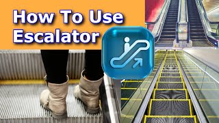 How To Use Escalator For The First Time  Shorts [upl. by Smeaj]