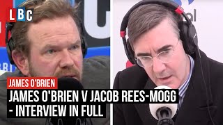 James OBrien VS Jacob ReesMogg On Brexit  FULL Interview  LBC [upl. by Armil]