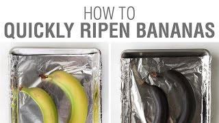 How to Quickly Ripen Bananas [upl. by Chara]