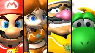 Mario Strikers Charged  All Characters Losing Animations [upl. by Eiramanna983]