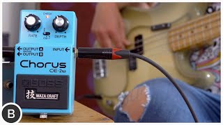 CHORUS PHASER or FLANGER  Bass Pedals [upl. by Quintie563]