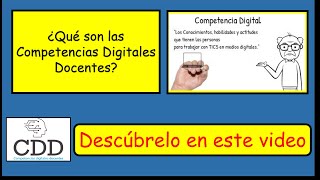 Que son las Competencias Digitales Docentes  2020 [upl. by Alleciram]