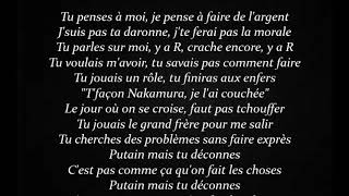 Aya Nakamura  Djadja Lyrics on Screen French lyrics [upl. by Stedmann]