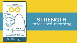 Strength Tarot Card Reading and Meaning [upl. by Myer13]