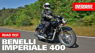 Benelli Imperiale 400  Road Test Review  OVERDRIVE [upl. by Henry232]