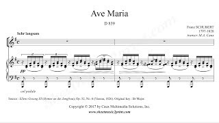 Schubert  Ave Maria  G Major [upl. by Davon478]