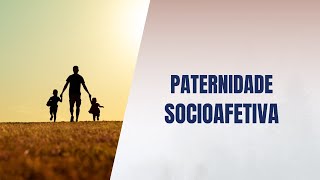 Paternidade socioafetiva [upl. by Penman610]