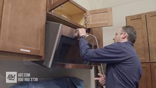 How To Install An Over the Range Microwave [upl. by Elylrac]