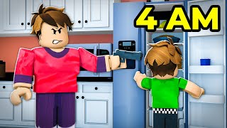 DO NOT GET A SNACK AT 4 AM IN ROBLOX [upl. by Iloj]