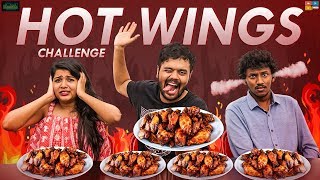 HOT WINGS Challenge  HOT amp SPICY  Wirally Tamada Media Kaasko [upl. by Vasiliki319]