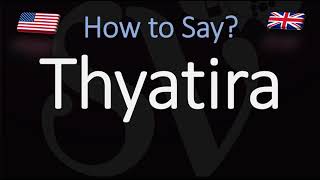 How to Pronounce Thyatira CORRECTLY [upl. by Lierbag529]