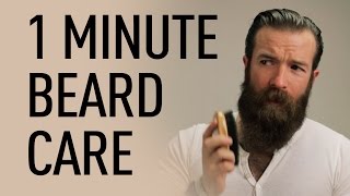 1 Minute Beard Grooming  Jeff Buoncristiano [upl. by Ansilme447]