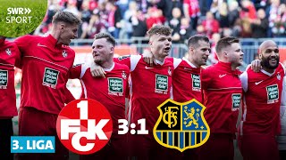 3 Liga Gänsehaut auf dem Betze FCK schlägt Saarbrücken 31  SWR Sport [upl. by Nnanaej]