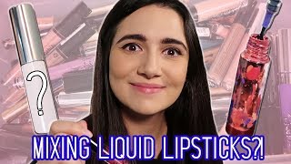 Mixing All My Liquid Lipsticks Together [upl. by Naras]