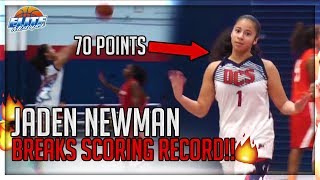 70 POINTS Jaden Newman Hits 17 3s amp Breaks Scoring Record [upl. by Noled]