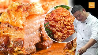 Easy Crispy Pork Belly Cooking by Masterchef  脆皮燒肉 • Taste Show [upl. by Las245]